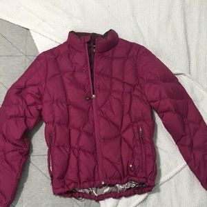 Purple Puffer Coat